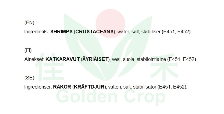 51/60 Vannamei Shrimps Raw & Peeled 800g | 51/60 PD 虾仁 800g