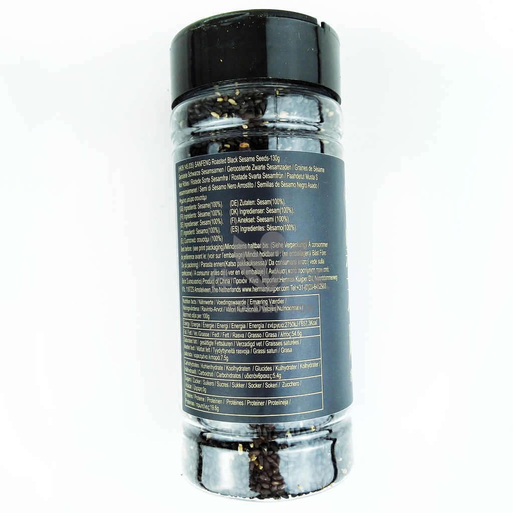 Roasted Black Sesame 130g | 三丰 烘培黑芝麻 130g