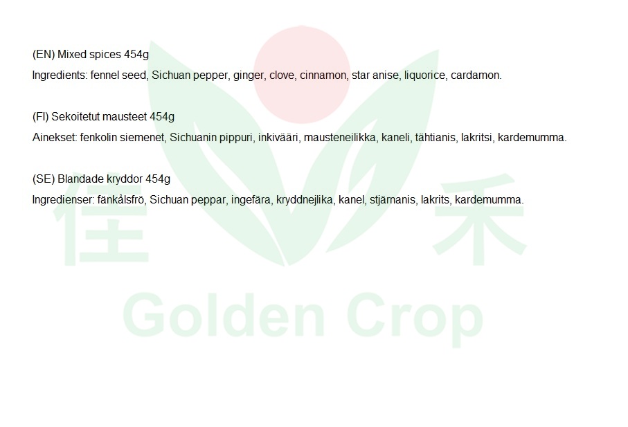 WL Spice Mix(Lo Siu Liu) 454g | 华隆 卤水料 454g