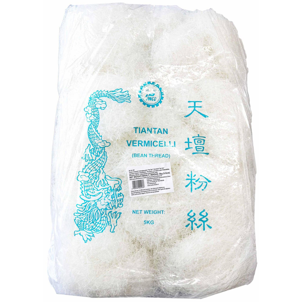 YANCO Vermicelli 3-5 Cm. (Tiantan) 5kg | YANCO 天坛切断粉丝 3-5cm 5kg