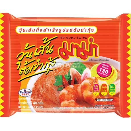 妈妈牌 冬阴功绿豆粉丝 40G | MAMA Bean vermicelli Tom Yam Flv 40g