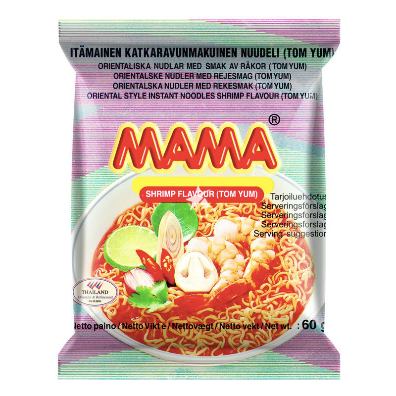 MAMA 冬阴功虾面 60g |  MAMA Shrimp/Tom Yum Flavour 60g