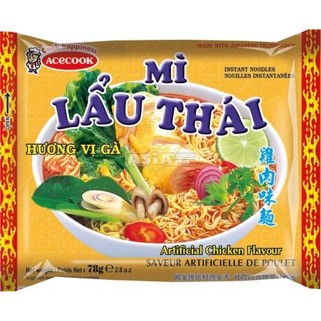 ACECOOK 泰式鸡肉面 78g | ACECOOK Mi Lau Thai Chicken Flavour 78g