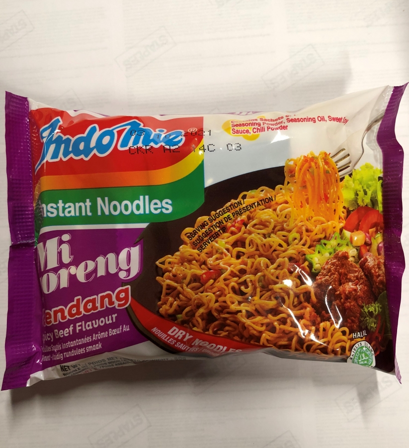 Indomie 仁当炒面 辣牛肉味 80g | IndoMie Mi Goreng Rendang Spicy Beef 80g