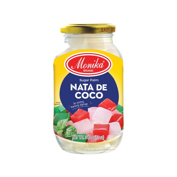 Monika 白椰冻 重糖 340g | Monika Nata De Coco White in Heavy Sirup 340g