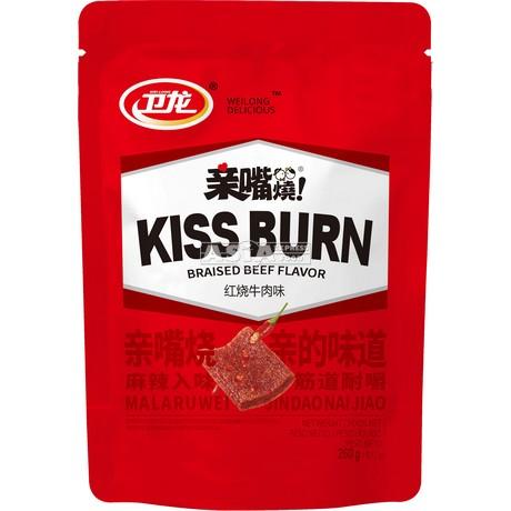 卫龙 亲嘴烧 牛肉口味 260g | Weilong Kiss Burn Braised Beef Flavor 260g