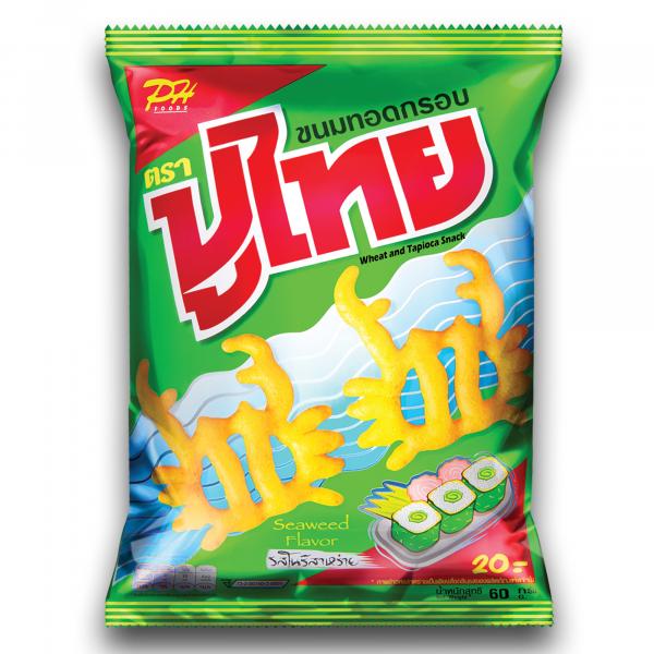 Puthai 海苔味酥脆零食 60g | Puthai crispy snack seaweed flavor 60g