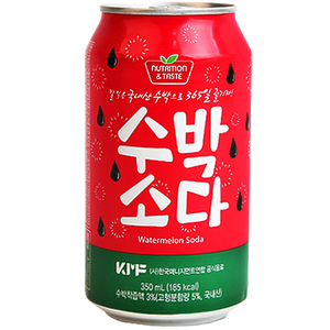 SFC-BIO 苏打水 西瓜味 350ml | SFC-BIO Soda Watermelon Flav. 350ml