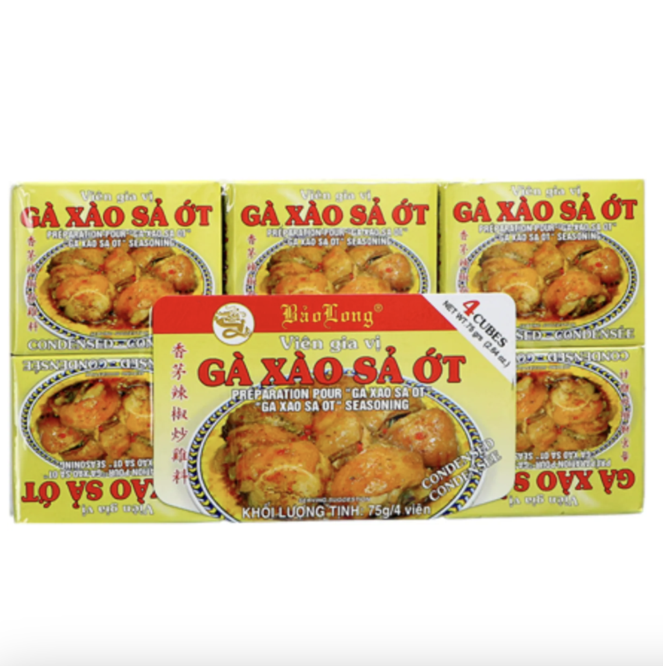 VN BAO LONG Soup Powder GA Xao Sa Ot 75g | BAO LONG 越南 香茅辣椒炒鸡料 75g