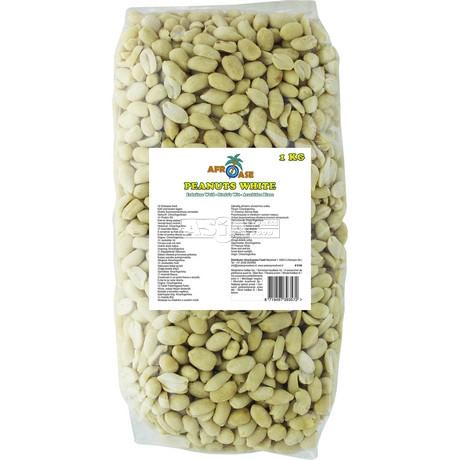 AFROASE 去皮白花生 1kg | AFROASE Arachide Peanut White 1kg