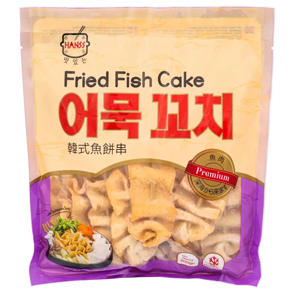HANSS 鱼饼串 200g | HANSS Fried Fish Cake with Skewer 200g