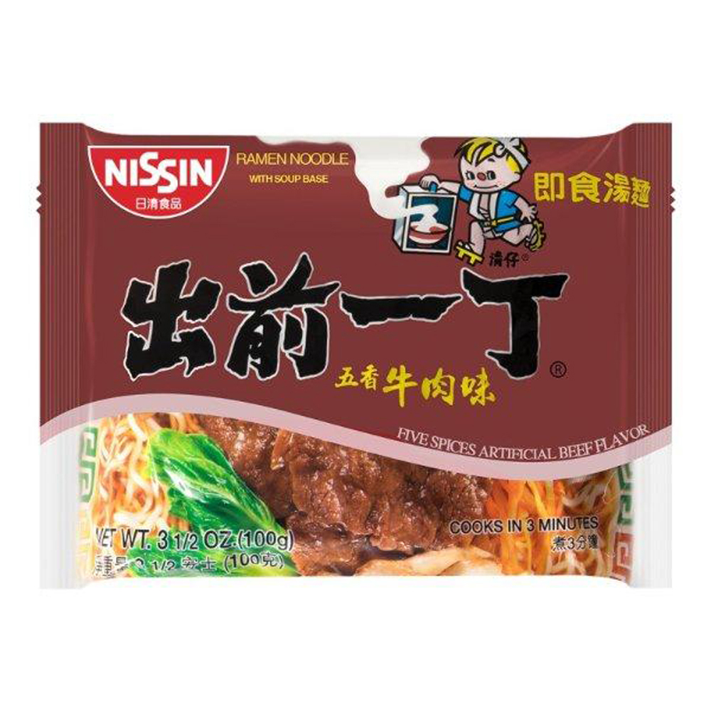 日清 出前一丁 五香牛肉味 100g | Nissin Ramen Beef Flavor 100g