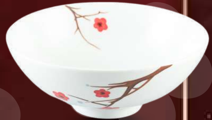 MINH LONG Soup Bowl 23cm VN (D) | MINH LONG 汤碗 23cm