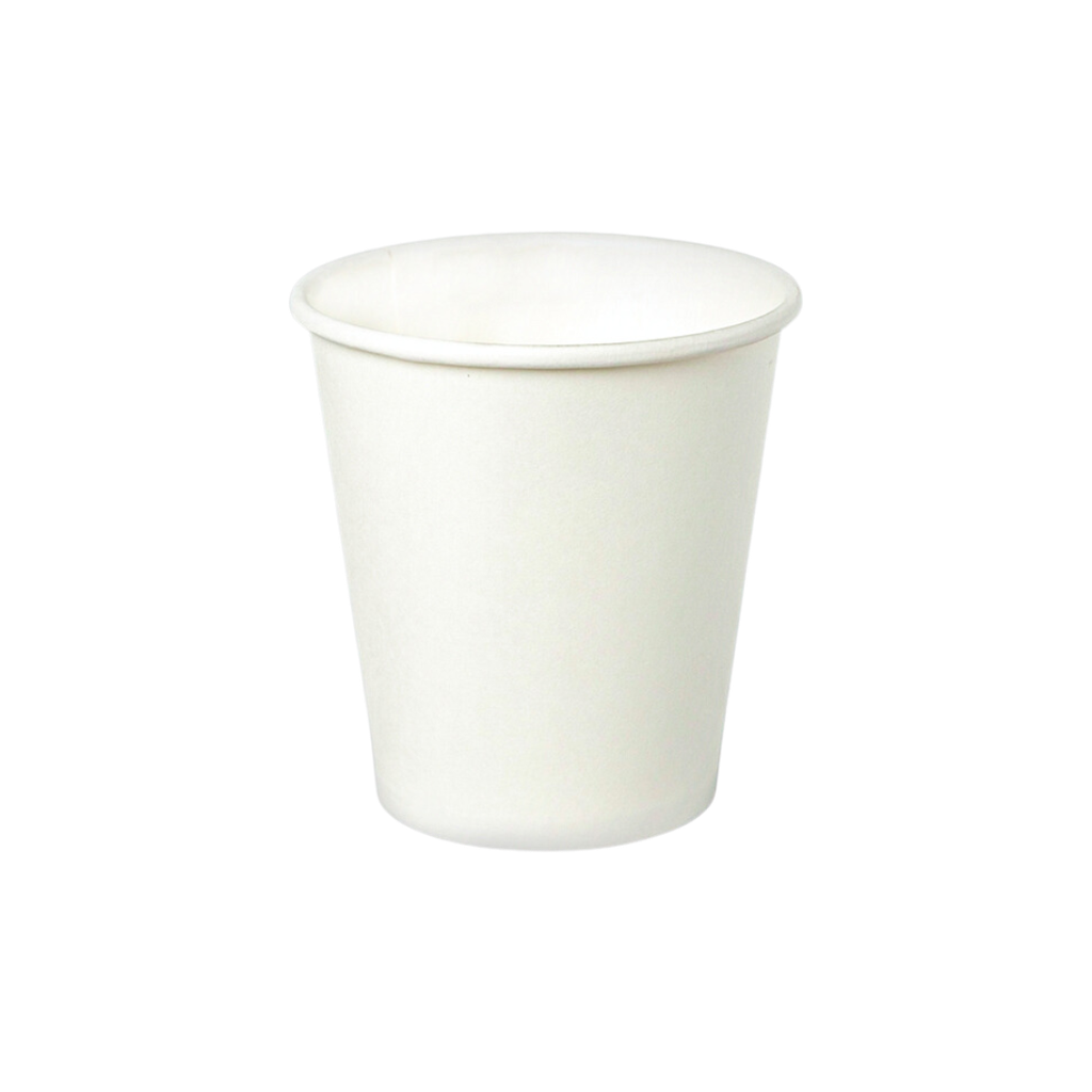 白色纸杯 咖啡杯 268ml (50个/条) | White Paper Cup 268ml (50pcs/unit)