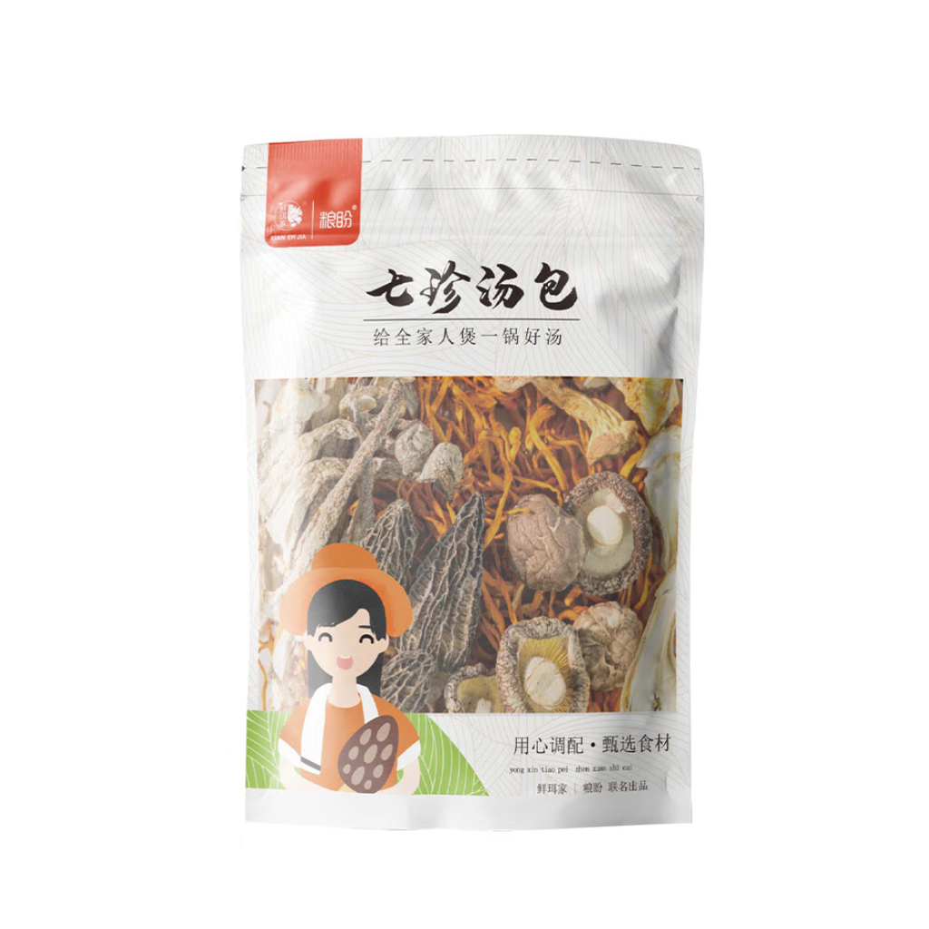 七珍菌菇汤料包 70g | Colorful Mushroom Pack 70g