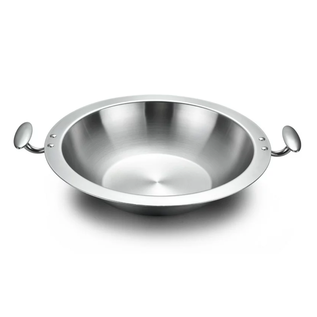 Yuanyang Hotpot 32cm |清汤火锅(椭圆柄) 32cm