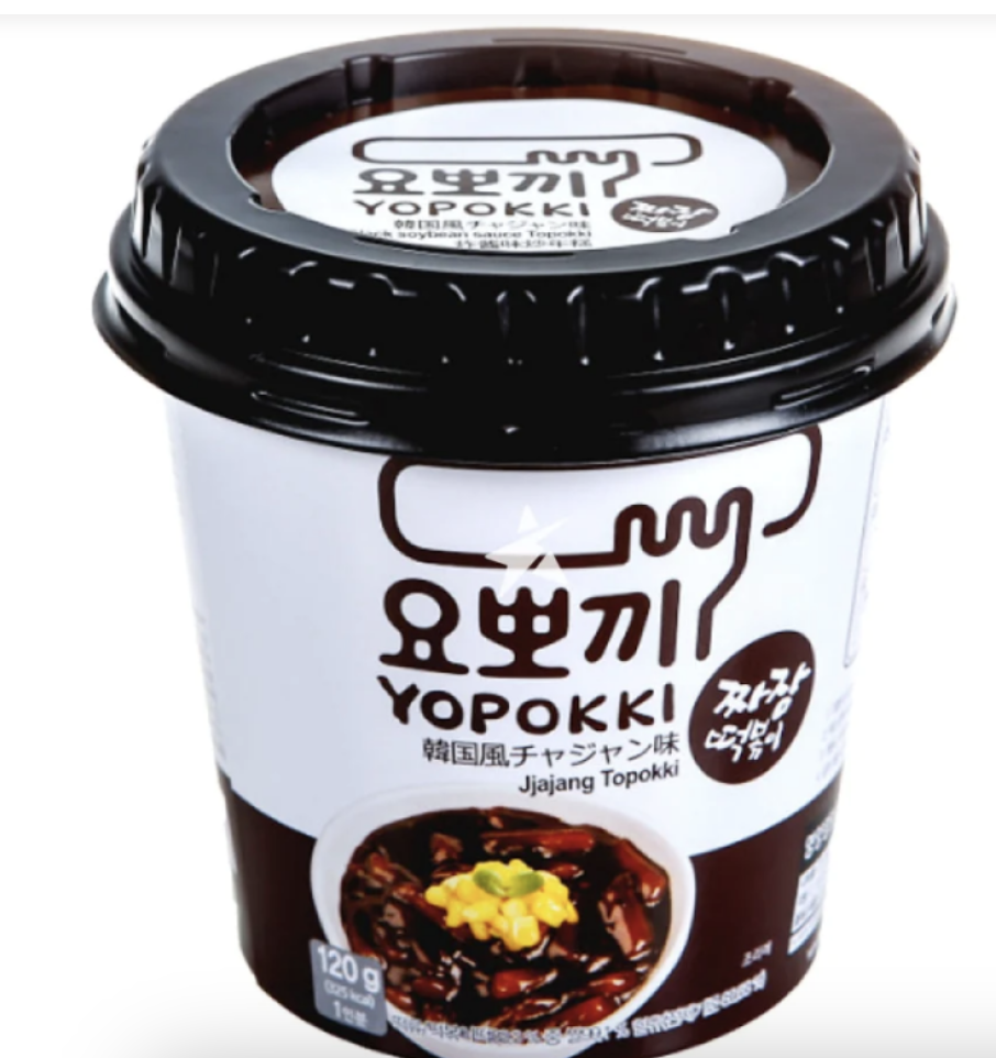 yopokki 辣炒年糕 炸酱味 120g |  Yopokki Rice Cake Cup Jjajang Flav. 120g
