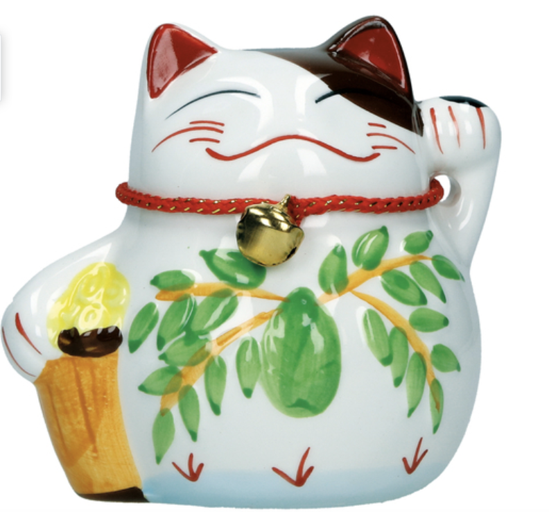 NF Plutus cat ceramic C 10cm | 招财猫存钱罐 陶瓷 10cm