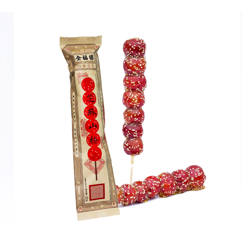 全福德糖葫芦 (芝麻) 75g | QFD Frozen Sugar Coated Hawthorn Sesame Flavor 75g