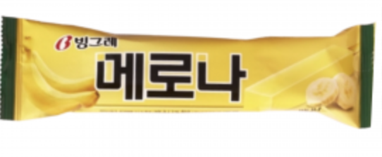 KR BINGGRAE Ice Bar Banana Flav. 75ml | 宾瑞格 冰棒 香蕉味 75ml