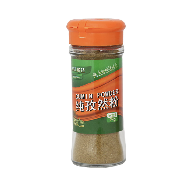 华海顺达 纯孜然粉 瓶装 28g | HHSD Cumin Powder Bottle 28g