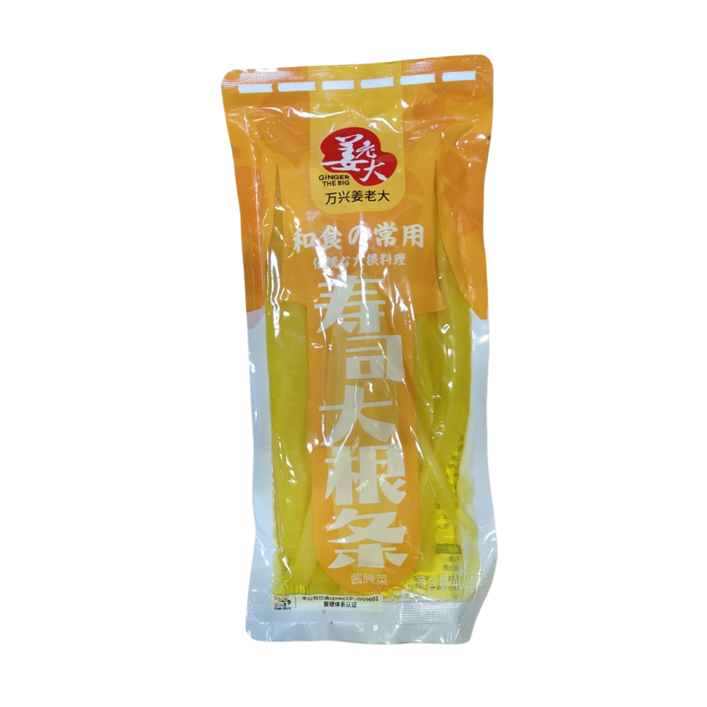 姜老大 寿司萝卜条400g | Boss Jiang Pickled Radish strips 400g