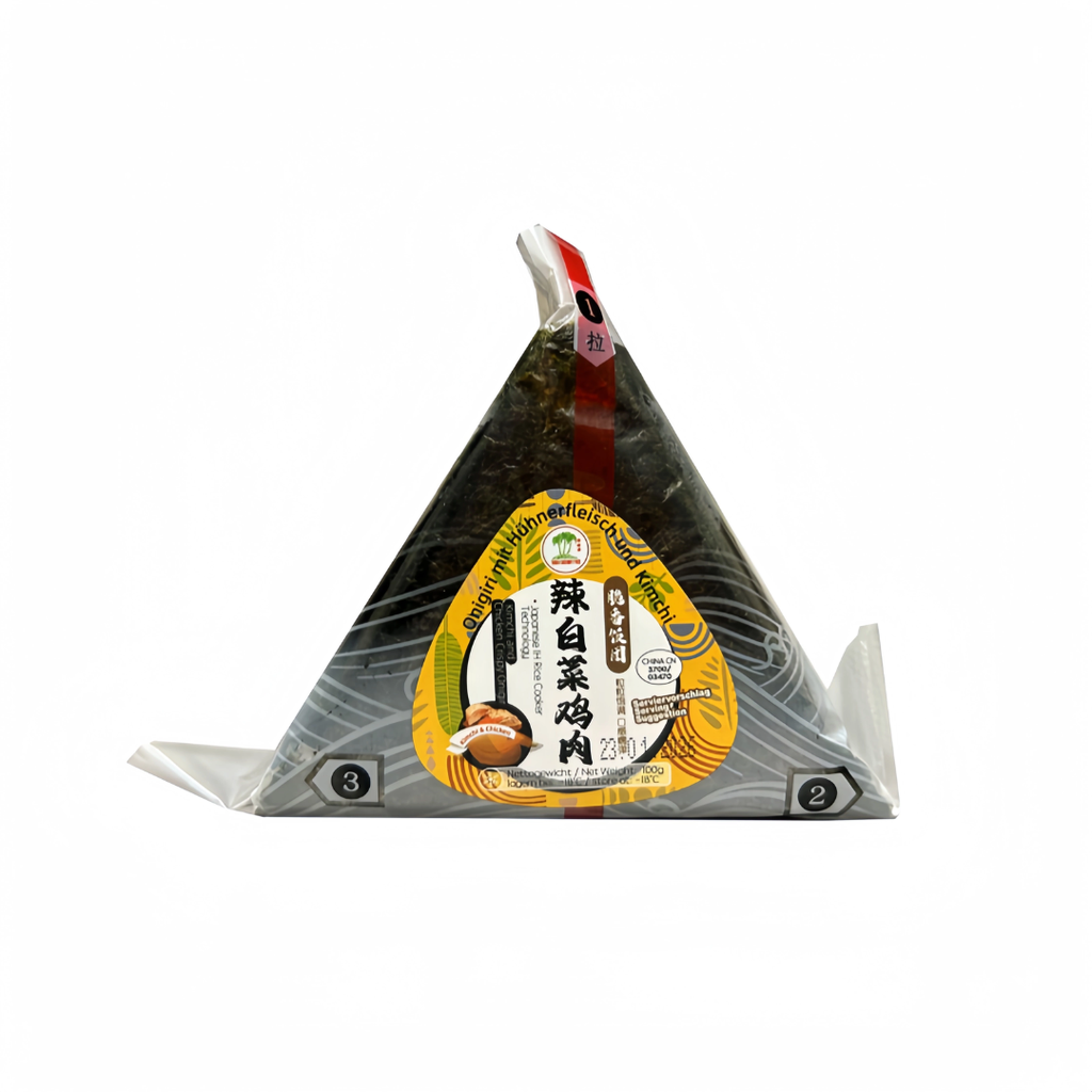 TCT Rice Ball Kimchi Chicken Flavor 100g | TCT 脆香饭团 鸡肉辣白菜味 100g