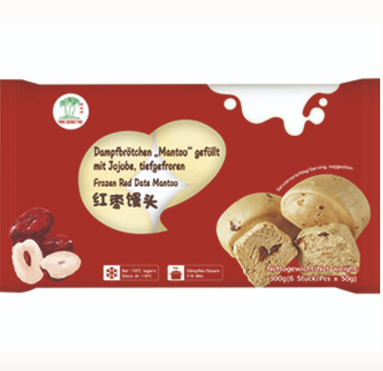 TCT 红枣馒头 300g | TCT Steamed Buns Red Date Flavor 300g