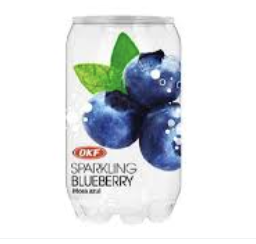 OKF Sparkling Drink Blueberry Flavor 350ml｜OKF 气泡水 蓝莓味 350ml 