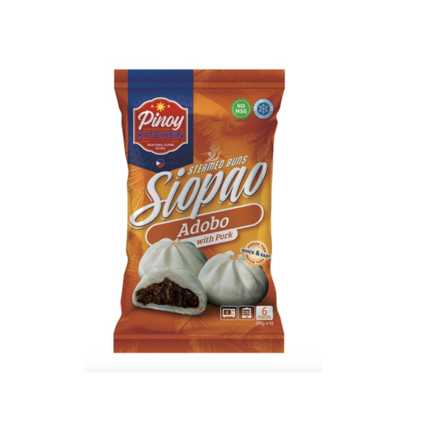 PINOY KITCHEN Steamed Buns Siopao Adobo Pork 300g | PINOY KITCHEN 菲律宾风味卤肉包 300g
