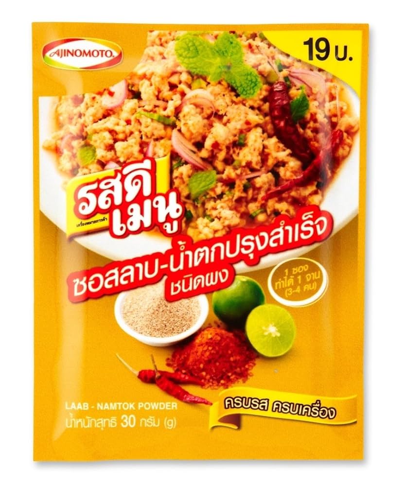 Ajinomoto Rosdee Laab Namtok 30G | Ajinomoto Rosdee 辣肉沙拉调料 30G
