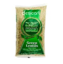 HEERA 绿扁豆 1kg | HEERA Green Lentils Masoor Green 1kg