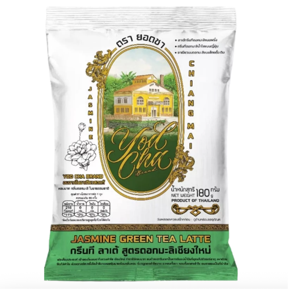 YOD CHA Green Tea Latte Drink Powder 180g | YOD CHA 泰式奶绿粉 180g
