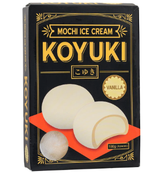 KOYUKI Mochi Ice Dessert Black Sesame Flavor 180g | KOYUKI 麻薯冰淇淋 黑芝麻味 180g