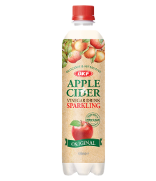 OKF Apple Cider Vinegar Sparkling Drink 500ml｜OKF 苹果醋气泡饮 500ml