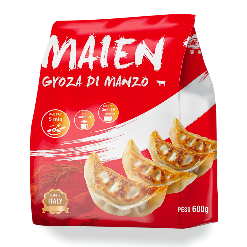 麦恩 日式牛肉煎饺 600g | MAIEN Frozen Japanese Beef Pan-Fried Dumplings 600g