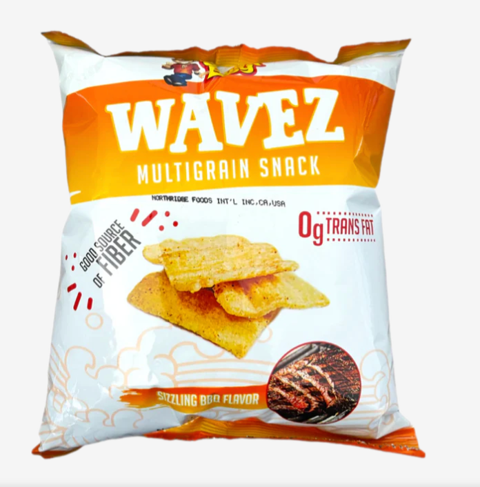 CHICK BOY Wavez Multigrain Snack Spicy BBQ Flavor 75g | CHICK BOY Wavez 多谷物脆片 辣烧烤味 75g