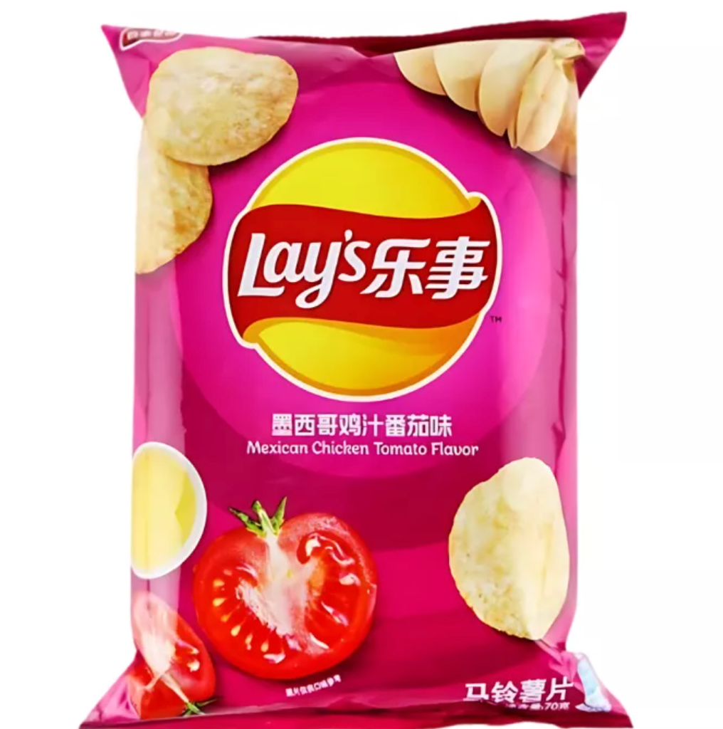 乐事 薯片 墨西哥鸡汁番茄味 40g | LAY'S Potato Chips Mexican Chicken Tomato Flavor 40g