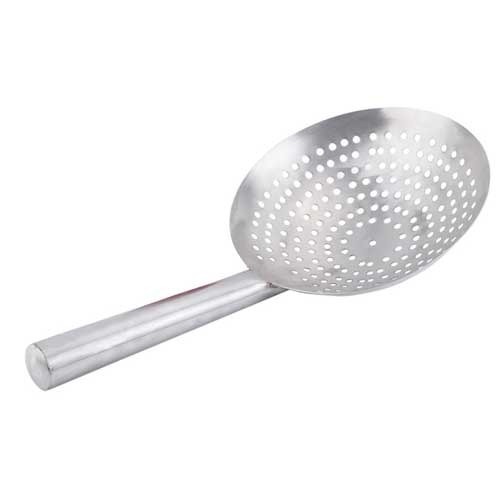 Strainer 28cm with Hole | 28cm 不锈钢笊篱 [带洞]