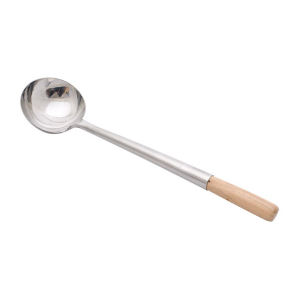 二号不锈钢长柄炒勺  14cm | No.2 Stainless Steel Ladle 14cm