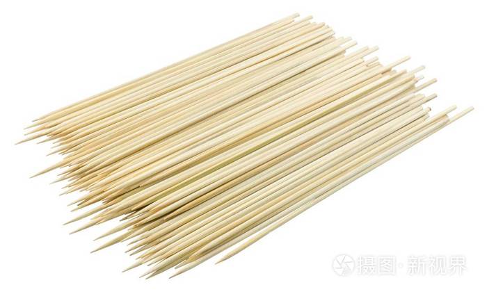 No Pointed Bamboo Stick 20cm*2.5mm*100Pcs | 无把 竹签 / 包 [20cm]