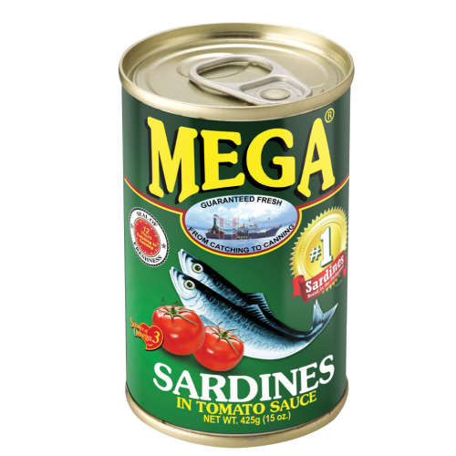 [41452] MEGA  番茄沙丁鱼 425g | MEGA Sardines In Tomato Sauce (GREEN) 425g