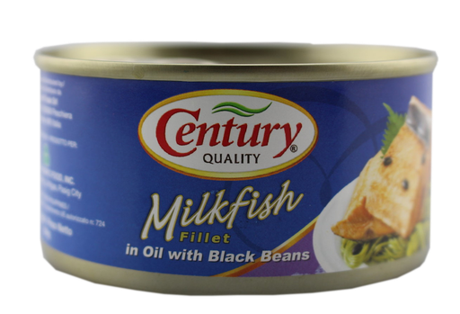 [20048] CENTURY Milkfish Fillet Black Bean 184g | CENTURY 虱目鱼片 豆豉味 184g 