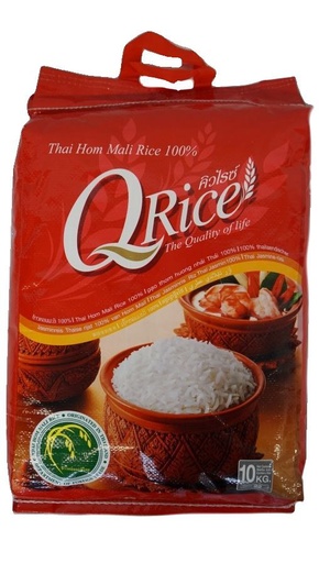 [30892] Q RICE Thai Hom Mali Jasmine Rice 10kg | Q RICE 茉莉整米 10kg