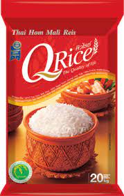 [30888] Q RICE Thai Hom Mali Jasmine Red 20kg | Q RICE 泰国特等 茉莉花香整米 红袋  20kg