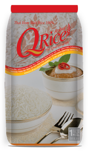[30893] Q RICE 茉莉整米 1kg | Q RICE Thai Hom Mali Jasmine Rice 1Kg