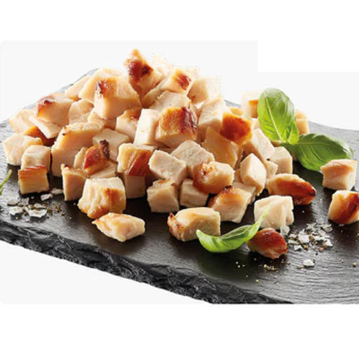 [80946] Frozen roasted chicken dices 12mm 2.5kg*4 / CTN | 冰冻烤鸡丁 10kg/箱
