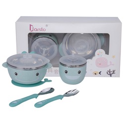 [70484] NF 儿童餐具 1 SET丨NF Kids Table Ware Kids (Green) 1 SET
