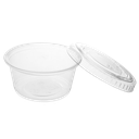 S-P4 3.25oz Sauce Cup 2500pc Botom 2500pc lids/Set | SP4 打包盒 2500对 整套