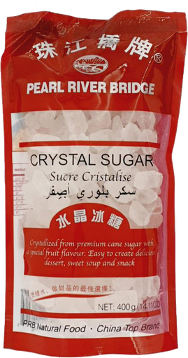 [30107] PRB Crystal Sugar White 400g | 珠江桥 水晶冰糖 400g